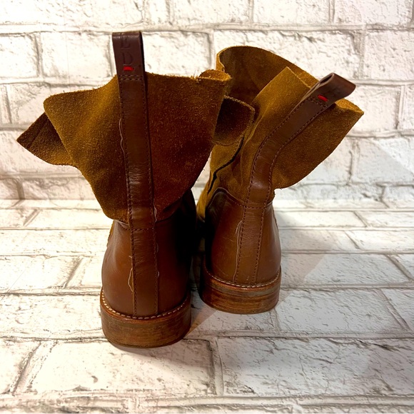 ED by Ellen DeGeneres Brown Zayden Suede Leather Boots W 8.5 US / 38.5 EU - Picture 5 of 14